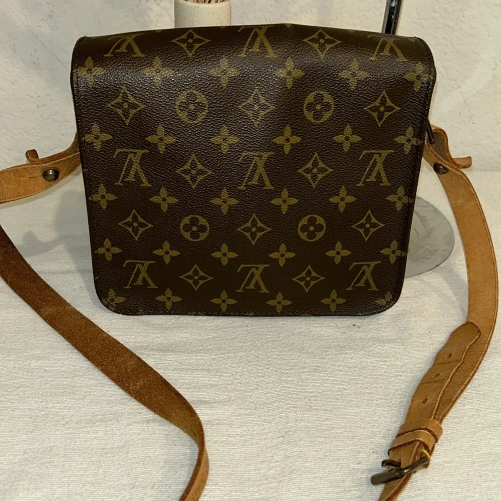 LOUIS VUITTON Monogram Cartouchiere MM Shoulder Bag M51253 LV Auth yk14704